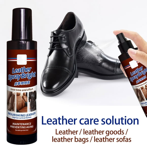 Amzcrzy Leather Care Solution Tools 200Ml Leather Care Fluid Leather Cleaning Decontamination Maintenance Refurbishment Color Filling Polishing Leather Spraying and Brightening Spray Gifts for Men