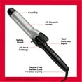 thumbnail image 5 of Revlon Perfect Heat Ceramic Curling Iron, 1-1/2", 5 of 7