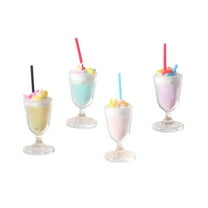 Doll House Cream Ice Cream Cup Miniature Food Resin 1/12 Scale for Doll House Decoration