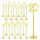 thumbnail image 1 of 20 Piezas Números de Mesa Números de Mesa de Boda Números de Mesa de Madera para Soportes de Recepción de Bodas Números de Asiento con Soporte, 1 of 5