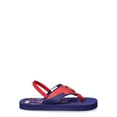 thumbnail image 2 of Spiderman by Marvel Toddler Boys’ Beach Flip Flops Dual Sizes 5-12, Medium Width, 2 of 6
