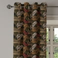 thumbnail image 3 of Ambesonne Grommet Curtain, , 50"x96", Cinnamon Brown Scarlet, 3 of 5