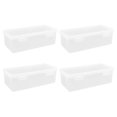 thumbnail image 2 of 4 piezas Caja de almacenamiento sellado de plástico Caja de almacenamiento de grano hermético contenedores de almacenamiento de alimentos, 2 of 6