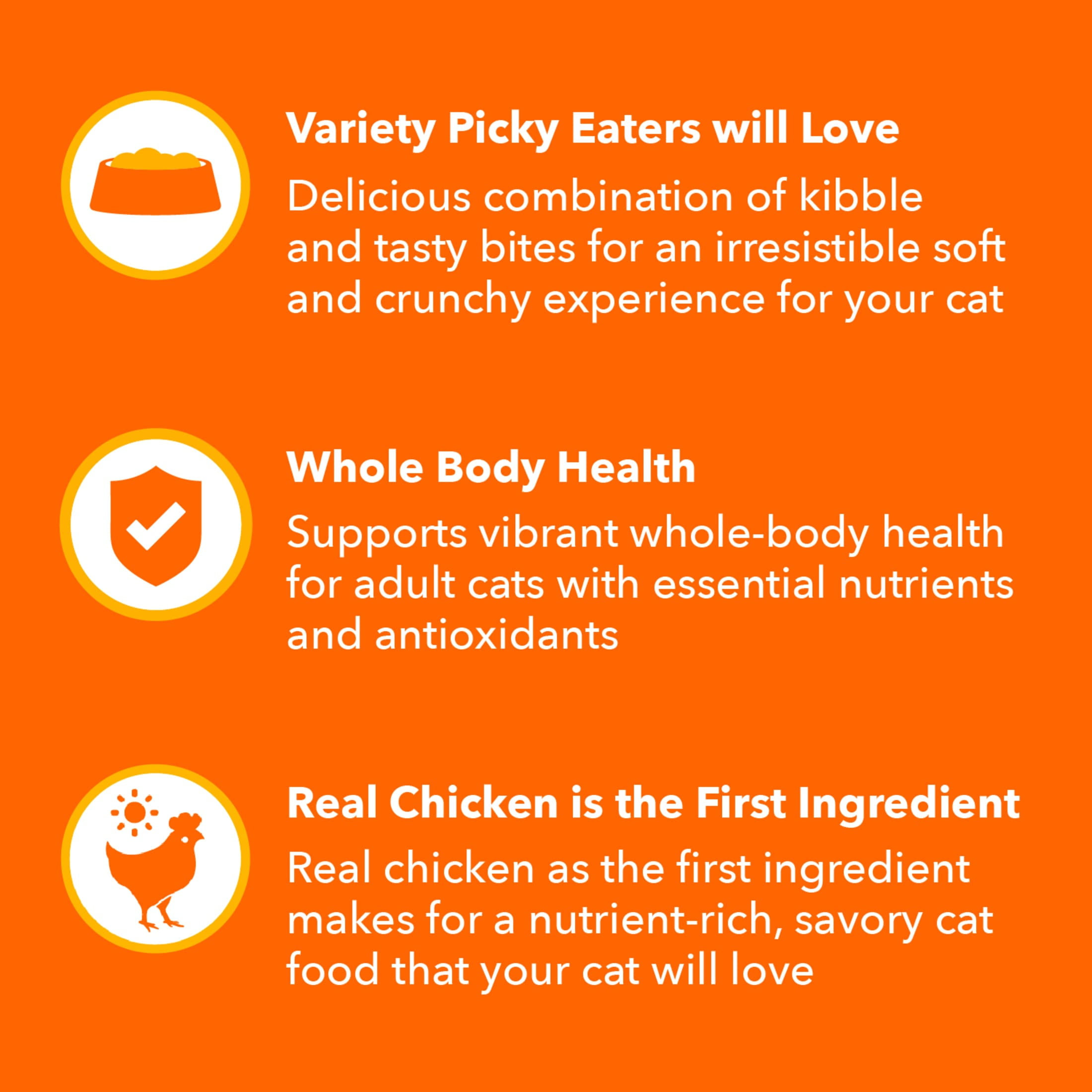 Iams Healthy Enjoyment Chicken & Salmon Recipe Dry Cat Food, 15 Lb Bag