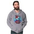 thumbnail image 3 of Airbrushed Cartoon Your on Smurf Turf Men Big & Tall Zip Hoodie Brisco Brands 2X, 3 of 5