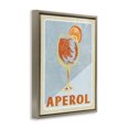 thumbnail image 3 of Stupell Industries Vintage Aperol Spritz Brown Framed Floater Canvas Wall Art design by Elizabeth Medley, 31 x 25, 3 of 9