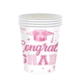 thumbnail image 5 of 2026 Graduation 9-Inch White Plates - 24-Pack Disposable Dinner Plates for Celebration., 5 of 6