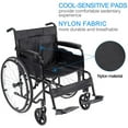 thumbnail image 2 of Newest Drive Streak Ultra-Lightweight Wheelchair With Flip-Backs Arms & Swing-Away Footrests, 2 of 8
