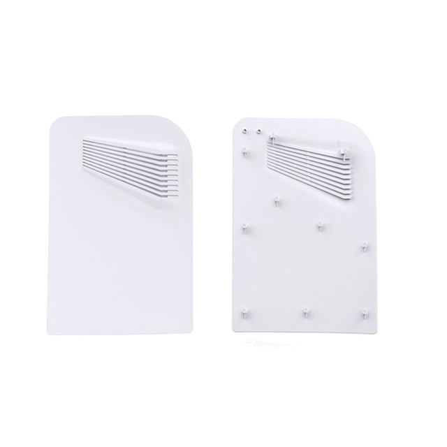 Bearachild Pieza de reparación de disipación de calor para consola de juegos de piel protectora a prueba de polvo de repuesto con caja de host Videojuegos y accesorios Blanco/Digital