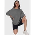 thumbnail image 5 of Women's Plus Size T Shirts Oversized Tees Summer Half Sleeve Crew Neck Tunic Tops, 5 of 6