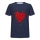 thumbnail image 4 of Camisetas de Manga Larga para Hombres, Camiseta de Manga Corta de Fitness de Impresión Del Día de San Valentín, Mezcla de Algodón Casual, 4 of 8