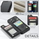thumbnail image 4 of Funda para iPhone 15 Pro Max con tarjetero, tipo billetera para hombre y mujer con bloqueo RFID, de cuero resistente, con cierre magnético y función atril, a prueba de golpes, para iPhone 15 Pro Max, 4 of 10