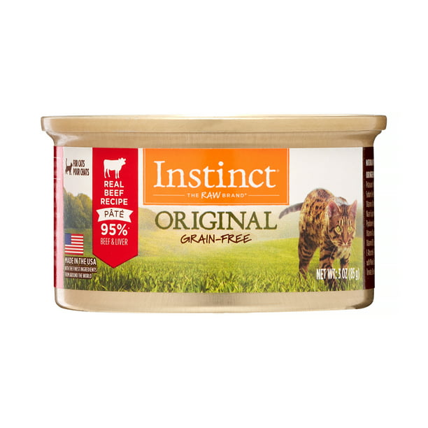 (Case of 24) Instinct Original GrainFree Real Beef Recipe Natural Wet