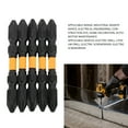 thumbnail image 4 of Screwdriver Bit, Perfect Fit Non Slip Alloy Steel 5Pcs Double Ended Screwdriver Bit  For Electric Drills For Repair, 4 of 8