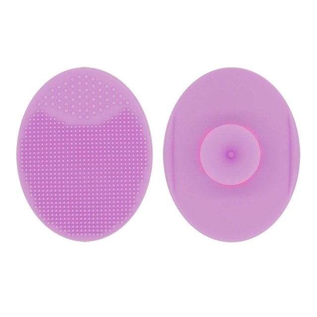 Paquete de 4 depurador facial, JEXCULL, cepillo de limpieza Facial de silicona suave, exfoliante Facial, almohadilla para poros y acné, tapa de cuna, lavado de cara