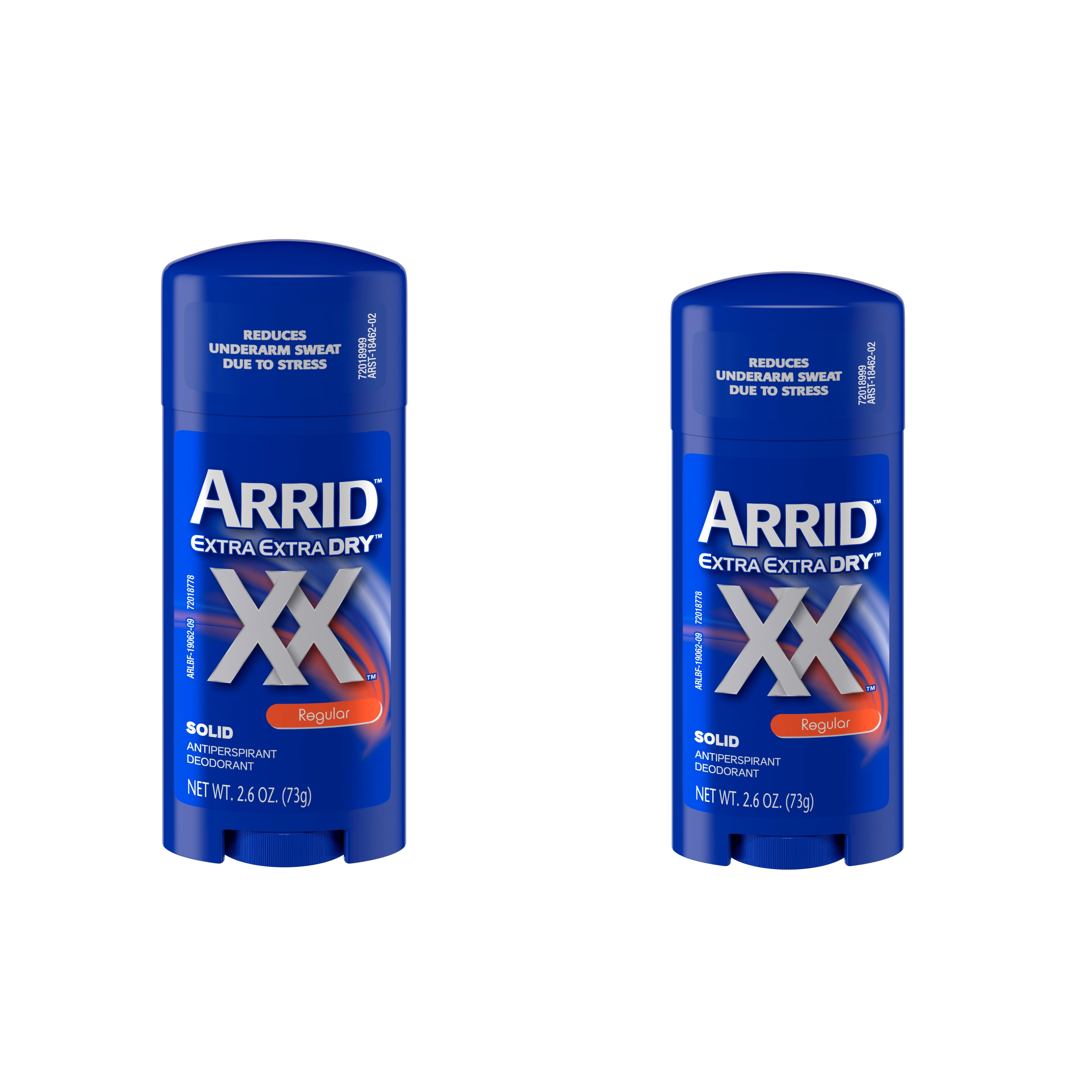 ARRID XX Anti-Perspirant Deodorant Solid Regular 2.6 oz (Pack of 2)
