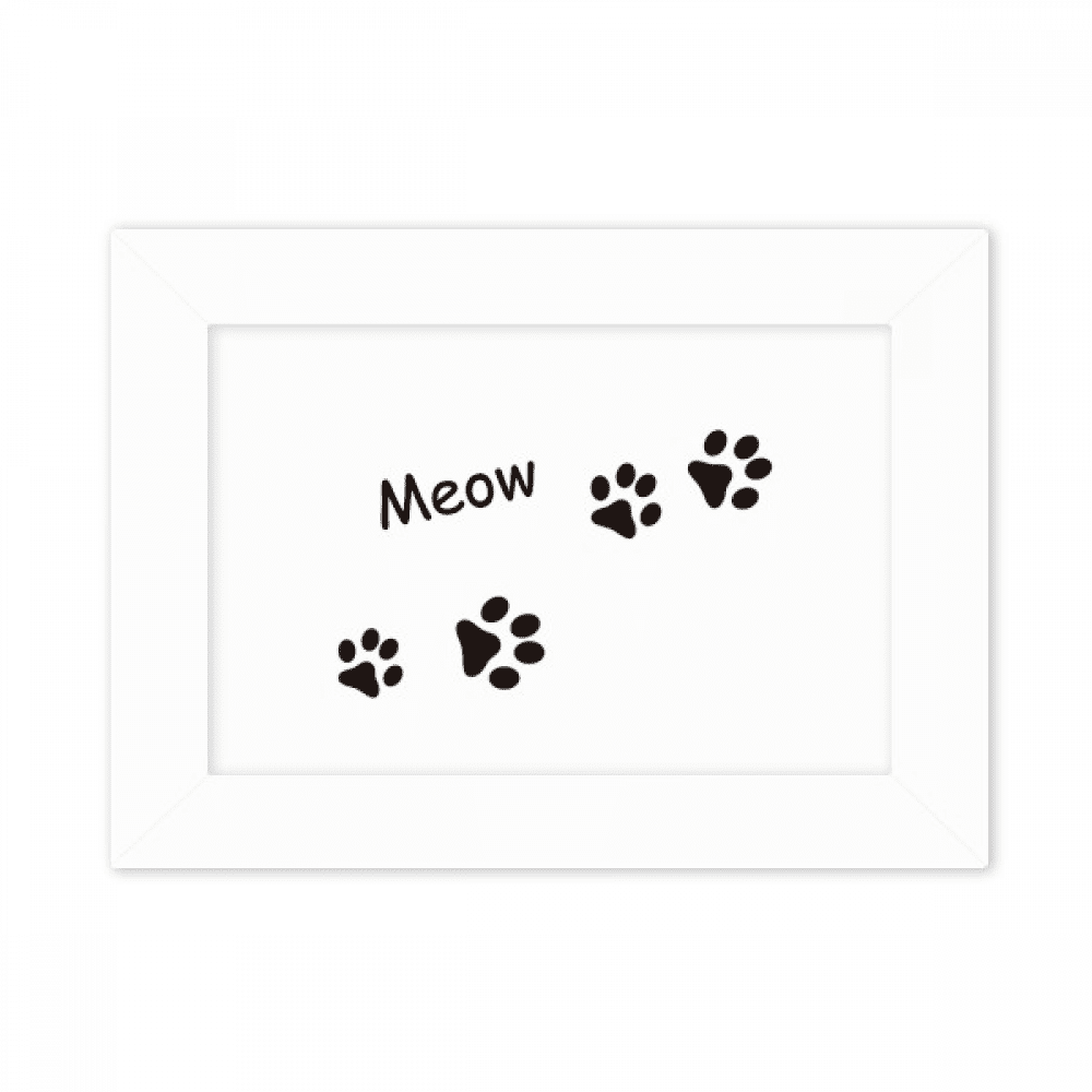 cat-mewing-animal-black-footprint-art-paw-print-photo-mount-frame
