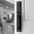thumbnail image 3 of Baldwin FDSANxSQUCQE190 Santa Cruz Full Dummy Full Plate Handleset - Black, 3 of 6