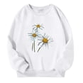 thumbnail image 3 of CAIXIA Oversized Crewneck Sweatshirts Kids Crewneck Relaxed-Fit Long Sleeve Color Block Printed Pullover Athletic Top First Day Of School Fall Trendy Hoodies Clothes, 3 of 4