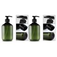 thumbnail image 4 of Kearding Dispensador de jabón, botellas con bomba, Gel de ducha, contenedor desinfectante para mascotas, verde para dispensar gel de baño, Type1 NO1, 4 of 6