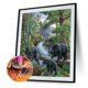 thumbnail image 2 of Pintura de diamante 5D DIY Taladro redondo completo Kit de oso de bosque Decoración para el hogar Arte Artesanía Hugtrwg Para estrenar, 2 of 9
