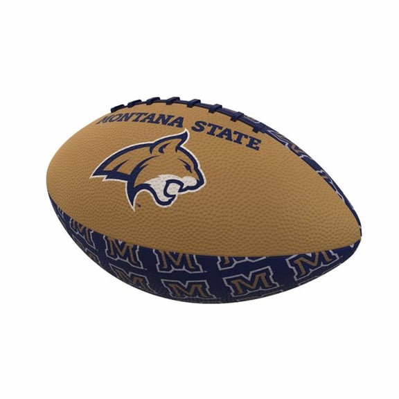 Logo Brands 278-93MR-3 MT State Repeating Mini-Size Rubber Football