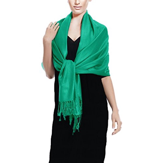 Peach Couture Soft and Silky Bamboo Rayon Pashmina Feel Shawl Scarf Wrap