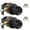 B, variant on LUDJSKZ Clearance 2 Sets of Door Locks Black Door Handles and 6 Keys,Black Keyed Entry Door Knob Entrance Door Lock Standard All Door Lock Black Door Handle