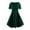 Green A, variant on Enjoytime Goth Dress Vintage Round Neck Short Sleeves Lace Up Casual Dresses for Women Summer Halloween Costumes