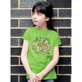 thumbnail image 2 of Superhero Fun Starry-Eyed Trendy Graphic Symbol T-shirt, 2 of 4
