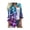 Blue Purple, variant on Ladies Plaid Shirt Lapel Neck All Match Spring Autumn Women Long Sleeve Shirt for Dating