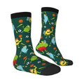 thumbnail image 2 of Goofa Sport Monster Printed Men's Crew Socks, Soft Durable Breathable Moisture-Wicking with Odor Control Cotton socks, 2 of 9