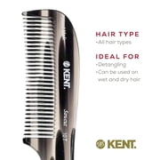 Kent 10T Large Wide Tooth Comb - Rake Comb Hair Detangler / Wide Tooth Comb for Curly Hair - Beard Combs/Hair Comb Hair Care Detangling Comb - Hair Comb for Men Hair Supplies - Natural Hair Comb Set