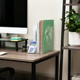 thumbnail image 6 of Mind Reader Vertical File Storage, Desktop Organizer, Magazine Holder, 6"L x 11"W x 9.75"H, Clear, 6 of 8