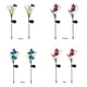 thumbnail image 2 of Lámparas solares de lirio LED para jardín - 2 piezas con cambio automático de 7 colores, resistentes al agua IP55, 2 of 6
