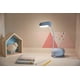 thumbnail image 2 of Lámpara LED de escritorio para mesita de noche para dormitorio infantil Jirafa regulable, con batería y USB, material plástico, 2,5 W, azul, 2 of 5