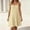 *Beige, variant on ClodeEU Women's Linen Adjustable Spaghetti Strap Mini Dress ,Solid Color Casual Summer Vacation Dress Beige,Women's Plus L