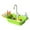 Green, variant on Kids' Pretend Play Kitchen Set With Storage & Dishwashing/Vegetable Washing Accessories Multiple Colors Toys