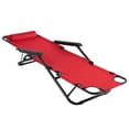 thumbnail image 2 of Qifang Dual-Purpose Folding Recliner Chair, Lightweight Foldable Camping Chair for Hiking Picnic Backyard，Red, 2 of 13