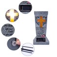 thumbnail image 5 of Solar Powered Memorial Vase LED Grave Decor with Metal Spikes for Headstones & Gravestones Comforting Gift for Bereavement, 5 of 5