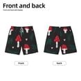 thumbnail image 4 of Rocae Amanita Mushroom for Teen Beach Trunks Boys Swim Trunks with Compression Liner Quick Dry Board ShortsX-Large, 4 of 9