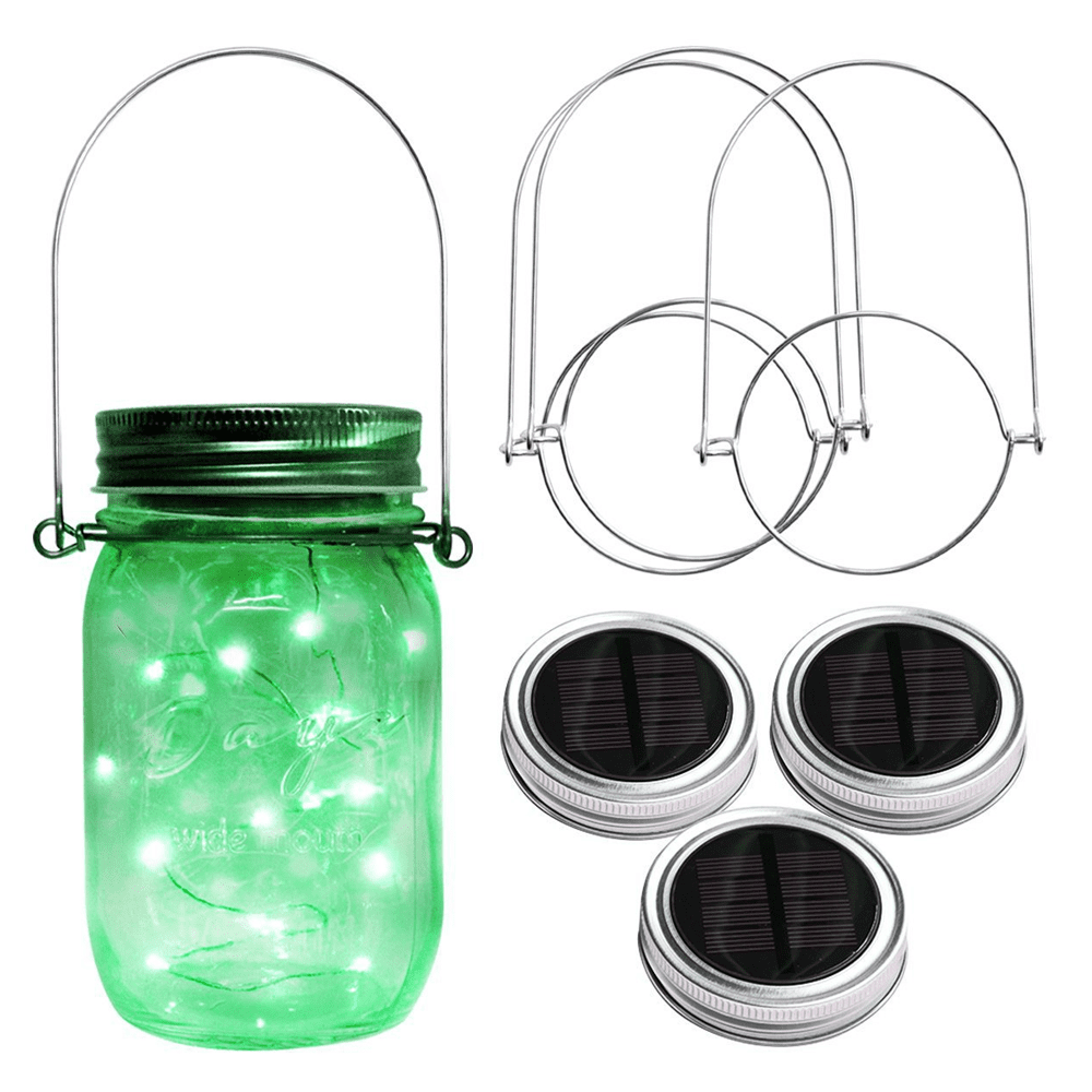 TSV Solar Mason Jar Lid Lights, 6 Pack 10 Led String Fairy Star Firefly Jar Lids Lights, Best for Mason Jar Decor,Patio Garden Decor Solar Laterns Table Light TSV Solar Mason Jar Lid Lights, 6 Pack 10 Led String Fairy Star Firefly Jar Lids Lights, Best for Mason Jar Decor,Patio Garden Decor Solar Laterns Table Light