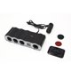thumbnail image 1 of Adaptador de carga de energía USB Dual DC 12V/24V enchufe de encendedor de coche de 4 vías salida, 1 of 2