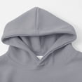 thumbnail image 5 of UACY Girls Hoodie Trendy Cute Hooded Sweatshirt with Pocket Baggy Kids Pullover Long Sleeve Hoody with Pocket (Grey, 14-15 Years), 5 of 8