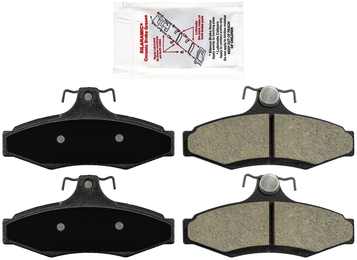 Wagner QuickStop ZX730A Semi-Metallic Disc Pad Set Includes Pad Installation Hardware Front Wagner QuickStop ZX730A Semi-Metallic Disc Pad Set Includes Pad Installation Hardware Front