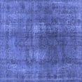 thumbnail image 1 of Ahgly Company Indoor Square Oriental Blue Industrial Area Rugs, 3' Square, 1 of 4
