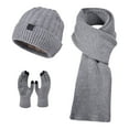 thumbnail image 7 of Winter Hat Scarf And Glove Set Fashionable Outdoor Baby Warm Three Piece Set, 7 of 7