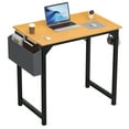 thumbnail image 7 of MAYEERTY 63 Inch Writing Desk with Fabric Drawers & Storage Bag, Modern Home Office Desk,Oak, 7 of 7
