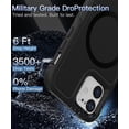 thumbnail image 5 of Diverbox for iPhone 12/12 Pro Case, 2 in 1 Campatibe with Magesafe Shockproof DropProof Protective Phone Case - Black, 5 of 7