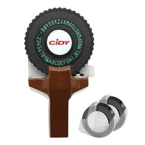 Manual Embossing Label Maker, Mini Manual Printers, Small Embossed Tape Printers Ledger